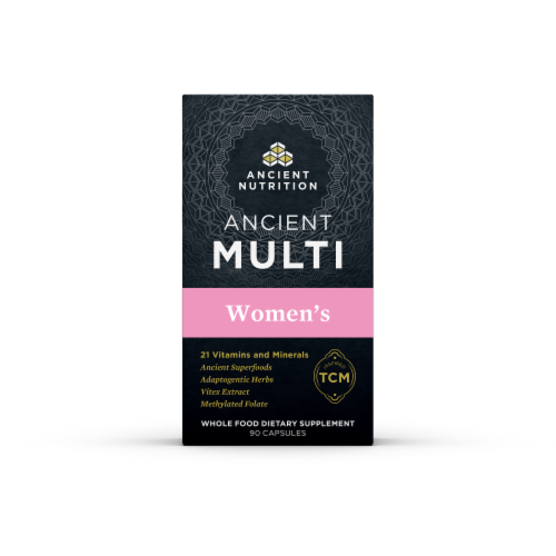Ancient Nutrition Women's Multi Vitamin Perspective: front