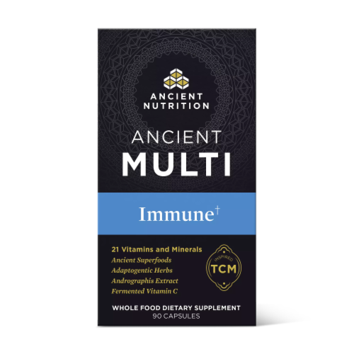 Ancient Nutrition Ancient Multi's Immune Support Capsules Perspective: front