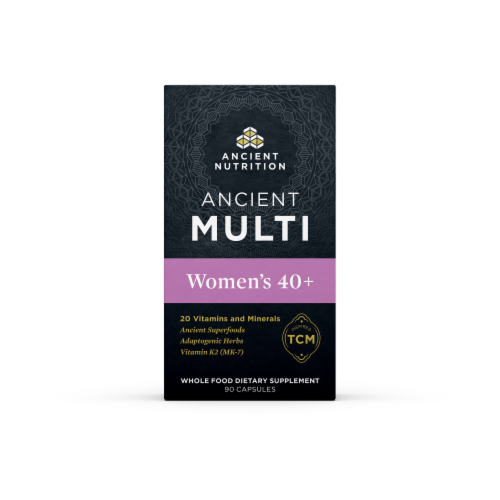 Ancient Nutrition Ancient Multi's Women's 40+ Multivitamin Capsules Perspective: front