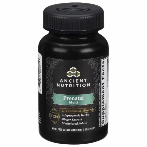 Ancient Nutrition Prenatal Vitamin Capsules Perspective: front