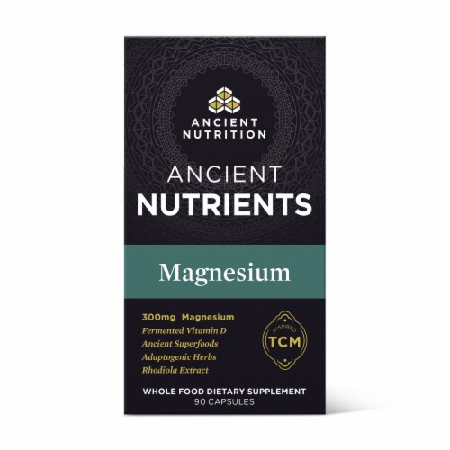 Ancient Nutrition Magnesium Capsules Perspective: front