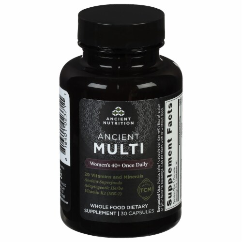 Ancient Nutrition Women’s 40+ Once Daily Vitamin Capsules Perspective: front