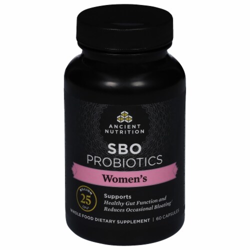 Ancient Nutrition Women's SBO Probiotics Capsules Perspective: front
