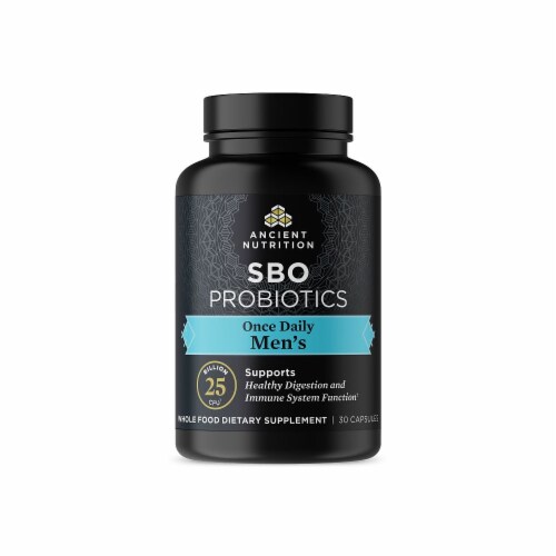 Ancient Nutrition Men's SBO Probiotics Supplement Perspective: front
