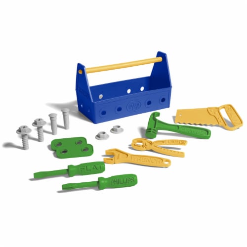 Green Toys Tool Play Set - Blue Perspective: front