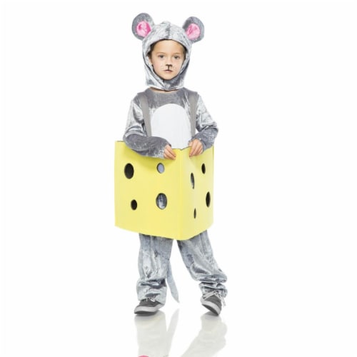 Seeing Halloween Mouse In Cheese Child Costume - 2Xs Costume Perspective: front