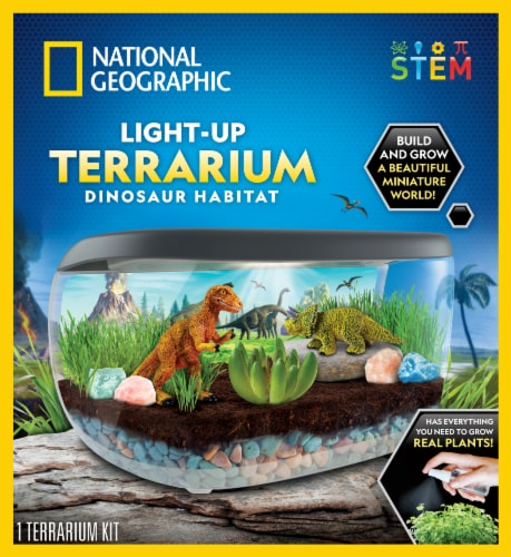 National Geographic Light Up Terrarium Dinosaur Habitat Perspective: front