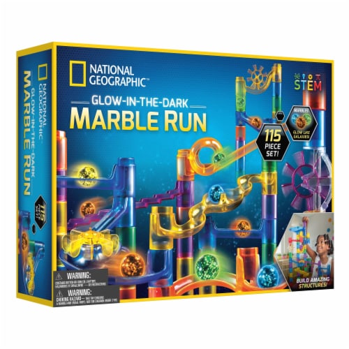 National Geographic™ Glow-in-the-Dark Marble Run Perspective: front