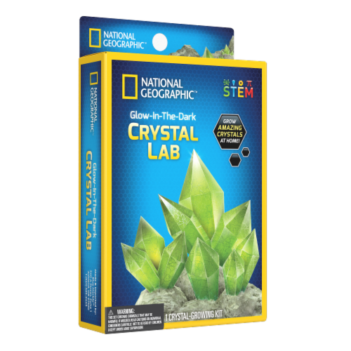 National Geographic™ Glow-in-the-Dark Crystal Lab Kit Perspective: front
