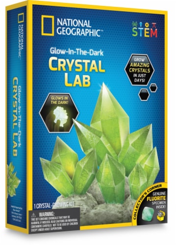 National Geographic Glow in-the-Dark Crystal Growing Lab Perspective: front