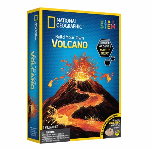 National Geographic Build Your Own Volcano Science Kit Perspective: front