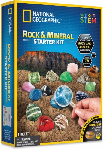 National Geographic™ Rock + Mineral Starter Kit Perspective: front