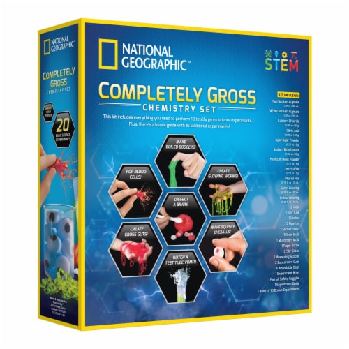 National Geographic™ Completely Gross Chemistry Set Perspective: front