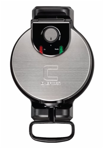 Chefman Stainless Steel Rotating Belgian Waffle Maker Perspective: front