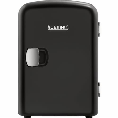 Chefman Mini Portable Fridge and Warmer - Black Perspective: front