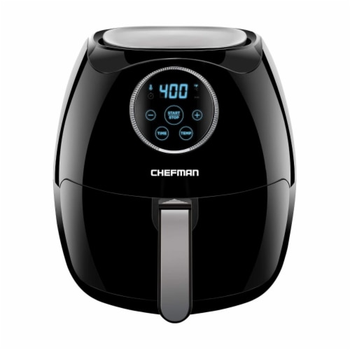 Chefman TurboFry 3.7 Quart Air Fryer Oven w/ Digital Touch Screen, 60 Minute Timer, White