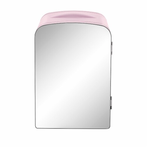 Chefman Portable Mirrored Personal Fridge Perspective: front