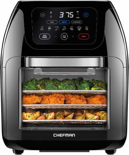 Air Fryer + Toaster Oven, Stainless Steel, 20 Liter Chefman