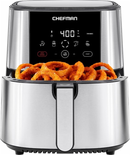 Chefman TurboFry Stainless Steel Air Fryer - Silver, 8 qt - Fry's Food  Stores