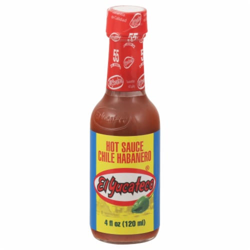 El Yucateco® Chile Habanero Hot Sauce Perspective: front
