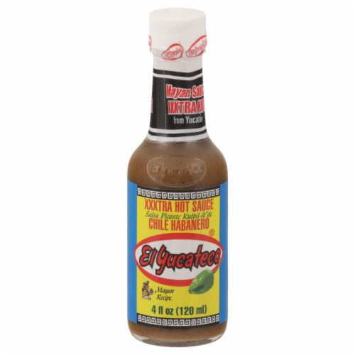 El Yucateco Xxxtra Hot Chile Habanero Sauce Perspective: front