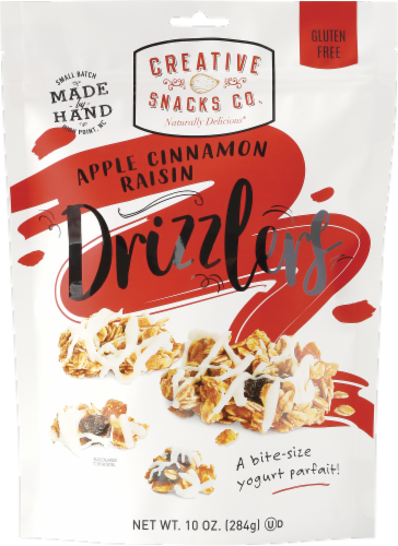 Creative Snacks Co.® Apple Cinnamon Raisin Granola Drizzlers Perspective: front