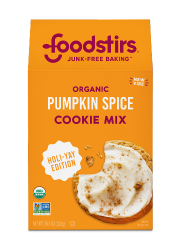 Foodstirs Organic Pumpkin Spice Cookie Mix Perspective: front