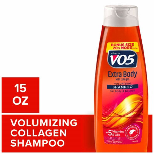 VO5® Extra Body Volumizing Shampoo with Collagen for All Hair Types Perspective: front
