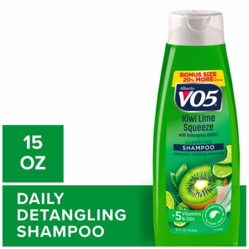 VO5® Kiwi Lime Squeeze Clarifying Shampoo Perspective: front