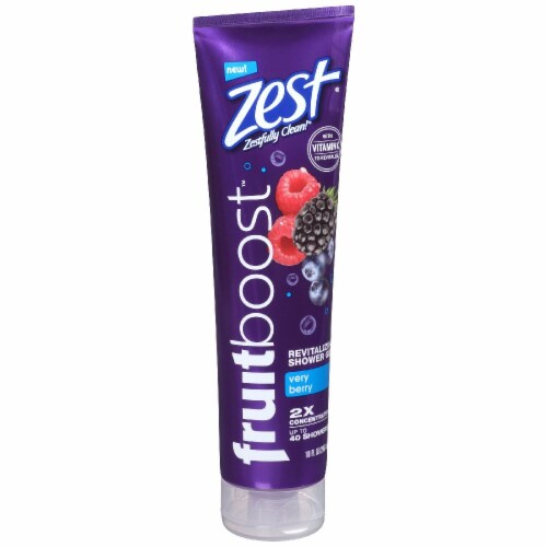 Zest Fruitboost Very Berry Shower Gel Perspective: front