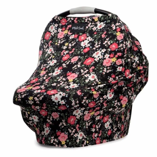 Milk Snob PEONY 5-in-1 Nursing and Car Seat Cover Perspective: front