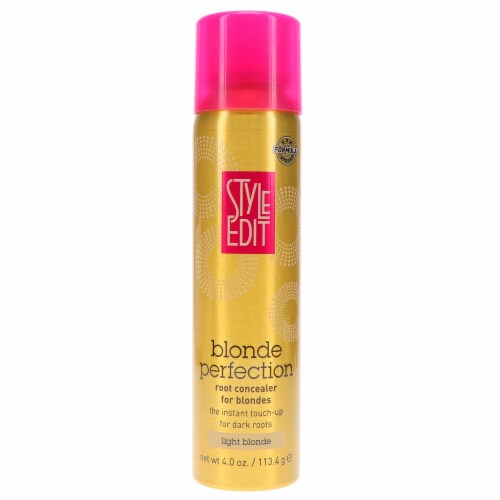 Style Edit Light Blonde Root Concealer Touch Up Spray 4 oz Perspective: front