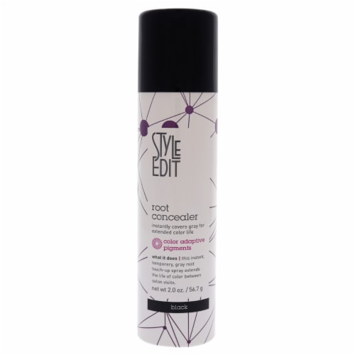 Style Edit Root Concealer Touch Up Spray Black Hair Color 2 oz, 2 oz - Fred  Meyer