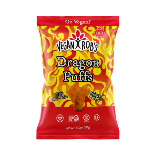 Vegan Rob's® Dragon Puffs Perspective: front
