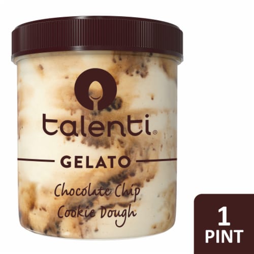 Talenti Chocolate Chip Cookie Dough Gelato Perspective: front