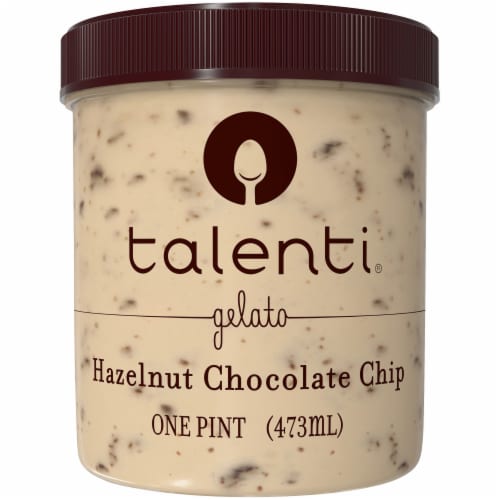 Talenti® Hazelnut Chocolate Chip Gelato Ice Cream Perspective: front