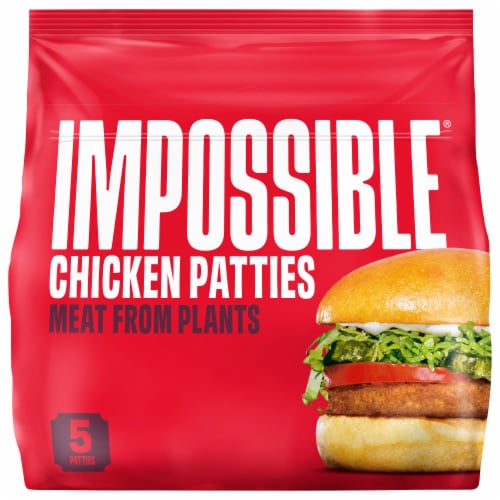 Impossible™ Plant Based Chicken Patties Perspective: front