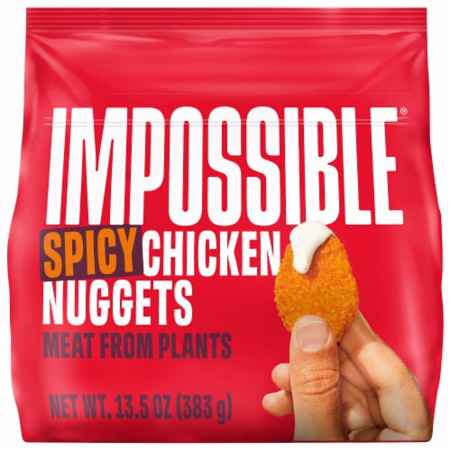 Impossible™ Plant-Based Frozen Spicy Chicken Nuggets Perspective: front