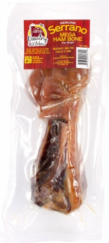 Country Kitchen Serrano Mega Ham Bone Dog Treat Perspective: front