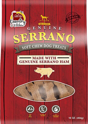 country kitchen serrano ham bone dog treat