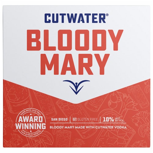 Cutwater Spirits Mild Bloody Mary Fugu Vodka Cocktail Perspective: front