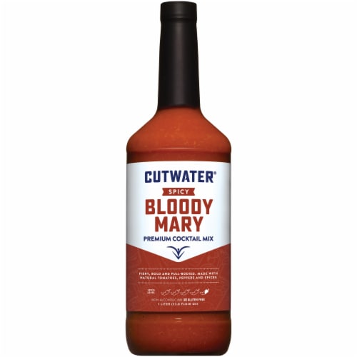 Cutwater Mixers Spicy Bloody Mary Cocktail Mix Perspective: front