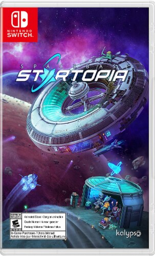 Spacebase Startopia (PlayStation 5) Perspective: front