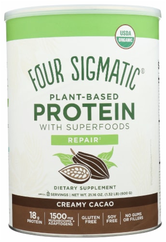 Four Sigmatic® Repair Creamy Cacao Plant-Based Protein with