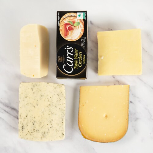 igourmet Four Snacking Cheeses for Everyone (2 pound) Perspective: front