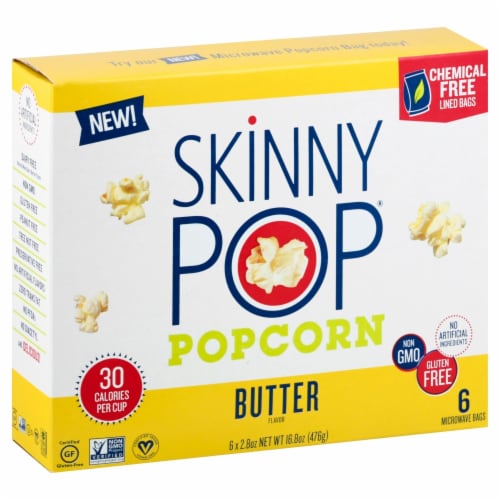 Skinny Pop® Butter Flavor Popcorn Perspective: front