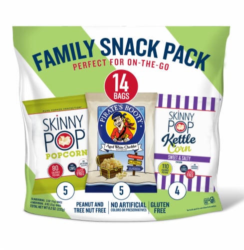 SkinnyPop® and Pirate's Booty® Variety Pack Perspective: front