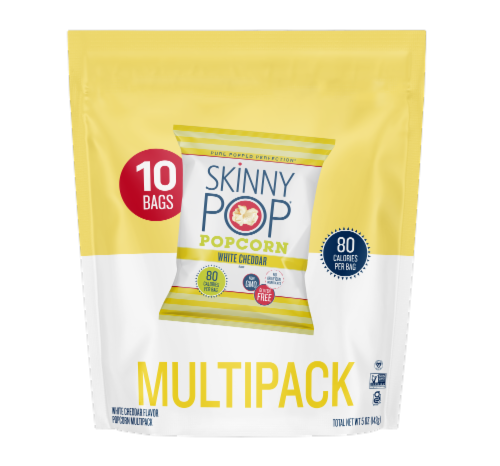 SkinnyPop White Cheddar Popcorn Multipack Perspective: front