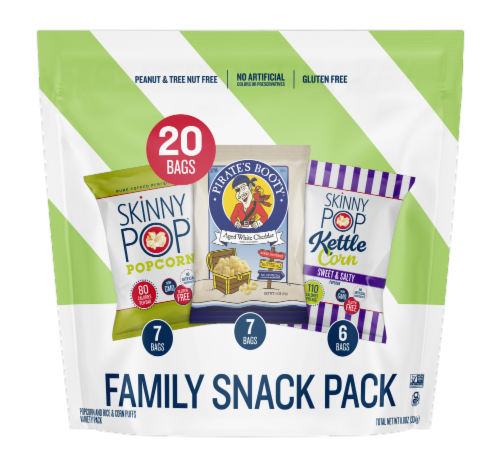 SkinnyPop Family Snack Pack Perspective: front
