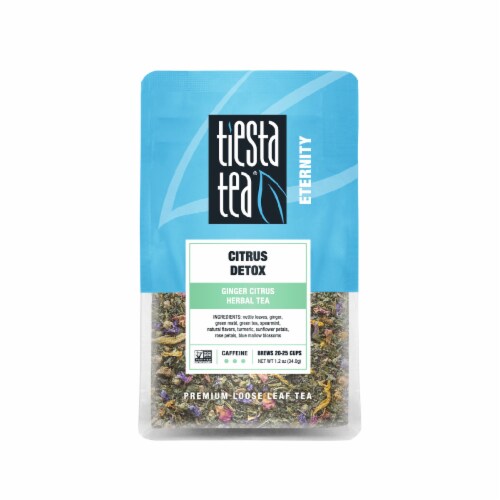 Tiesta Tea Eternity Citrus Detox Loose Leaf Tea Perspective: front